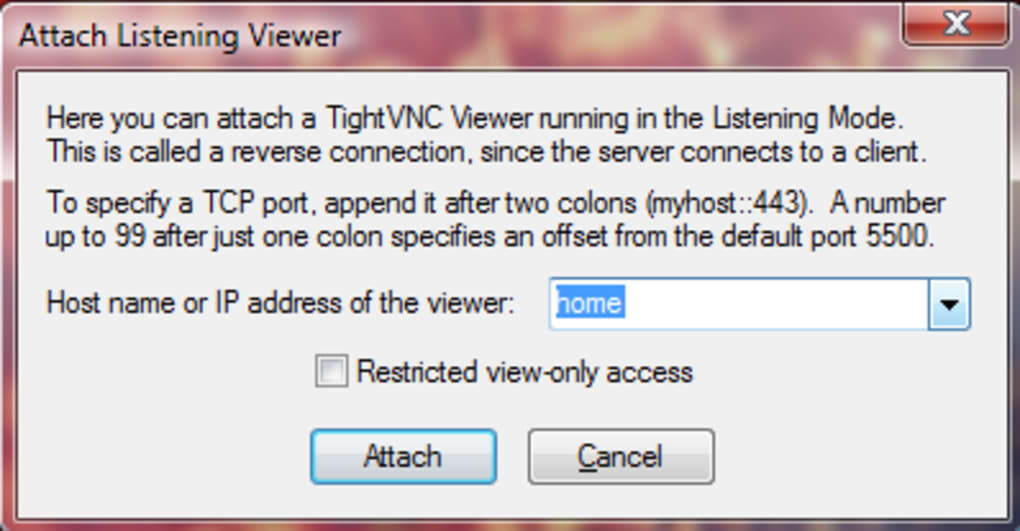 tightvnc server client